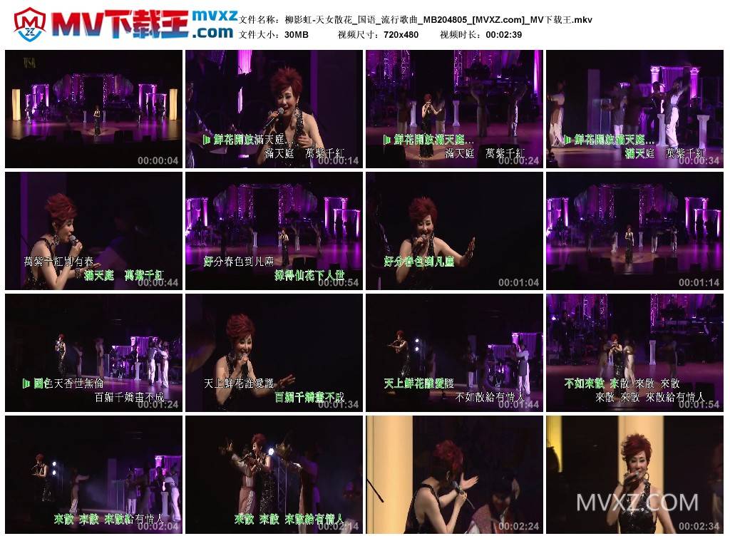 柳影虹-天女散花_国语_流行歌曲_MB204805